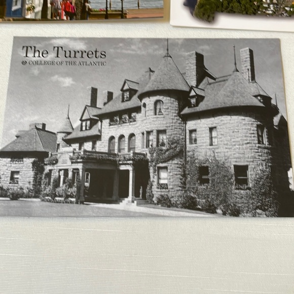 Set of 3 post cards unused new travel Maine Bar Harbor the Turrets - Picture 4 of 7